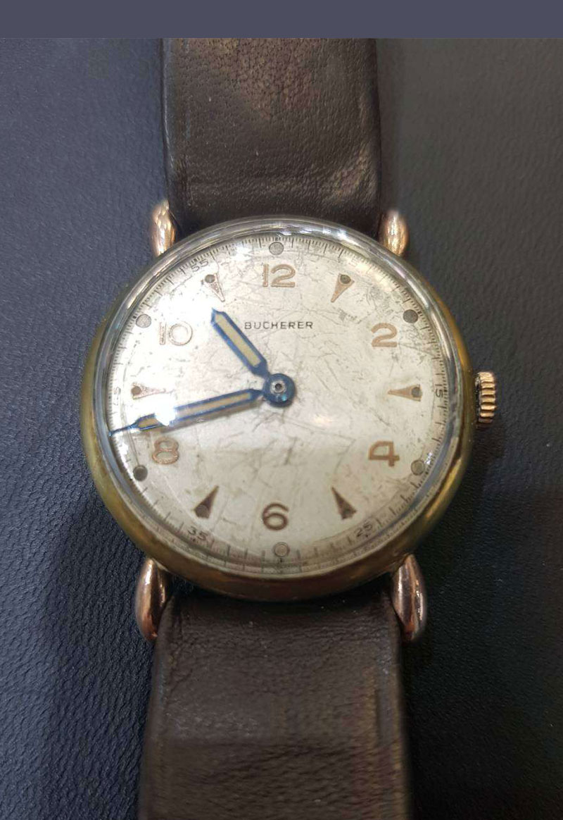 RENOWACJA MĘSKIEGO ZEGARKA BUCHERER