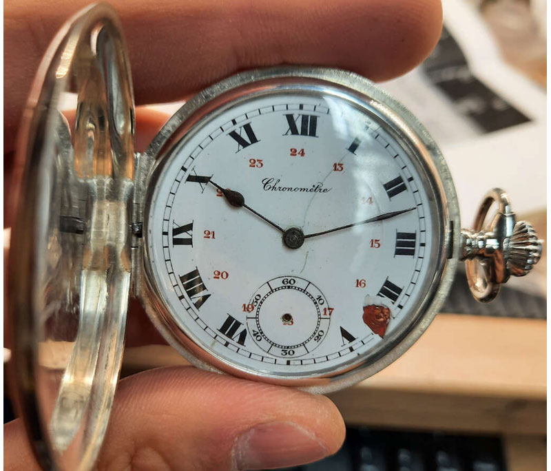 RENOWACJA MĘSKIEGO ZEGARKA CHRONOMETRE