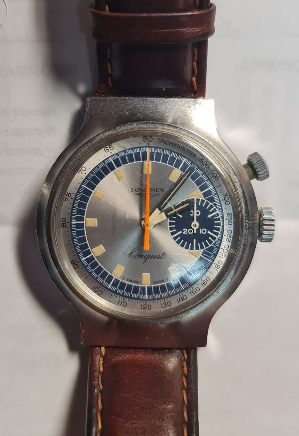 RENOWACJA MĘSKIEGO ZEGARKA Longines