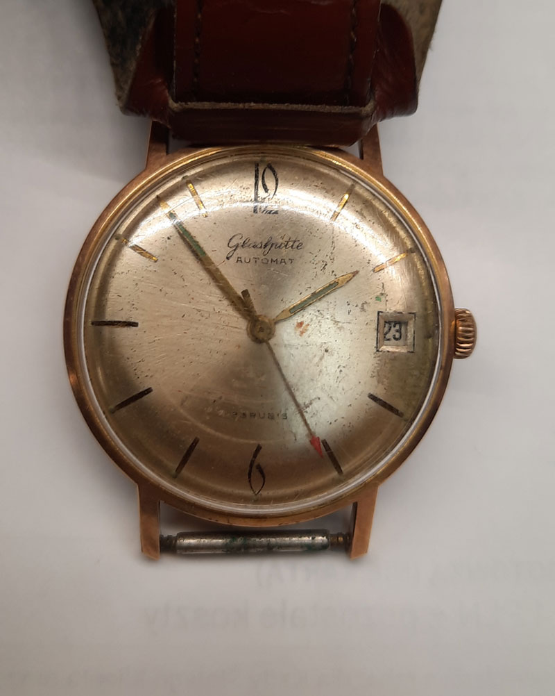 RENOWACJA MĘSKIEGO ZEGARKA GLASHUTTE