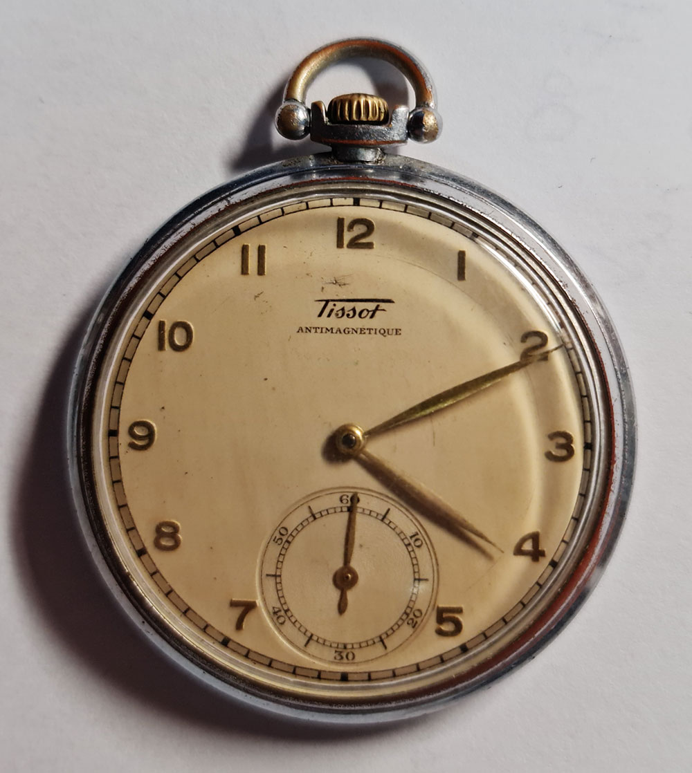 RENOWACJA MĘSKIEGO KIESZONKOWEGO ZEGARKA TISSOT